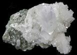 Apophyllite Crystals on Prehnite - India #39917-1